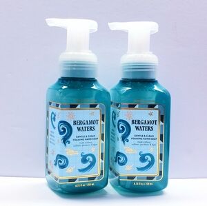 Bath & Body Works BERGAMOT WATERS Gentle & Clean Foaming Hand Soap (2 Pcs)